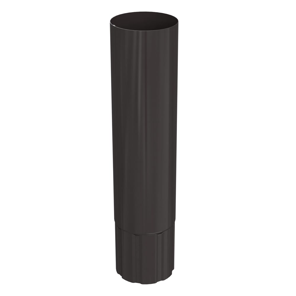 Труба ⌀90 mm 1000 mm GLC Steel 125*90 mm RAL8017 Шоколадно-коричневый