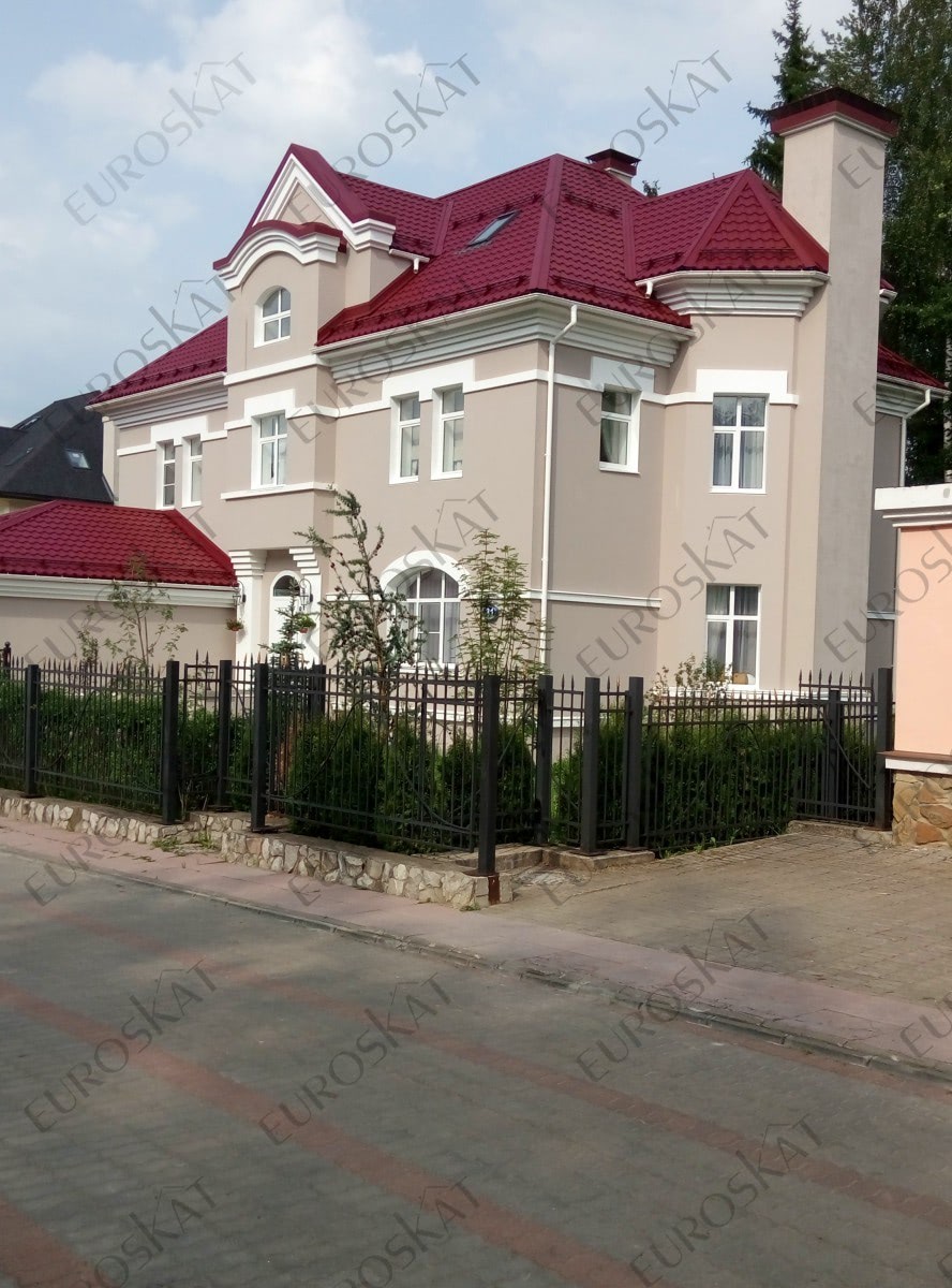 Монтаж кровли Ruukki Adamante в Одинцовском районе