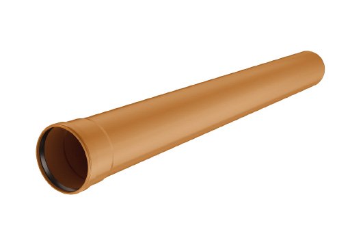 Водосточная труба 110мм PVC 3.0м, круглая
